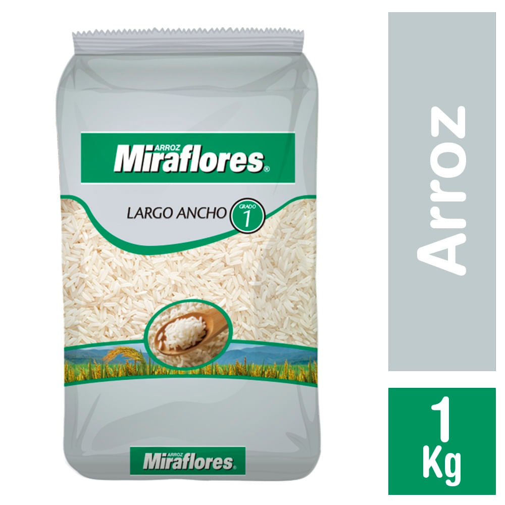 Arroz G1 largo ancho bolsa