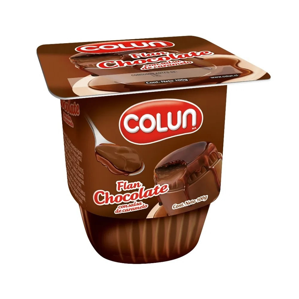 Flan chocolate pote