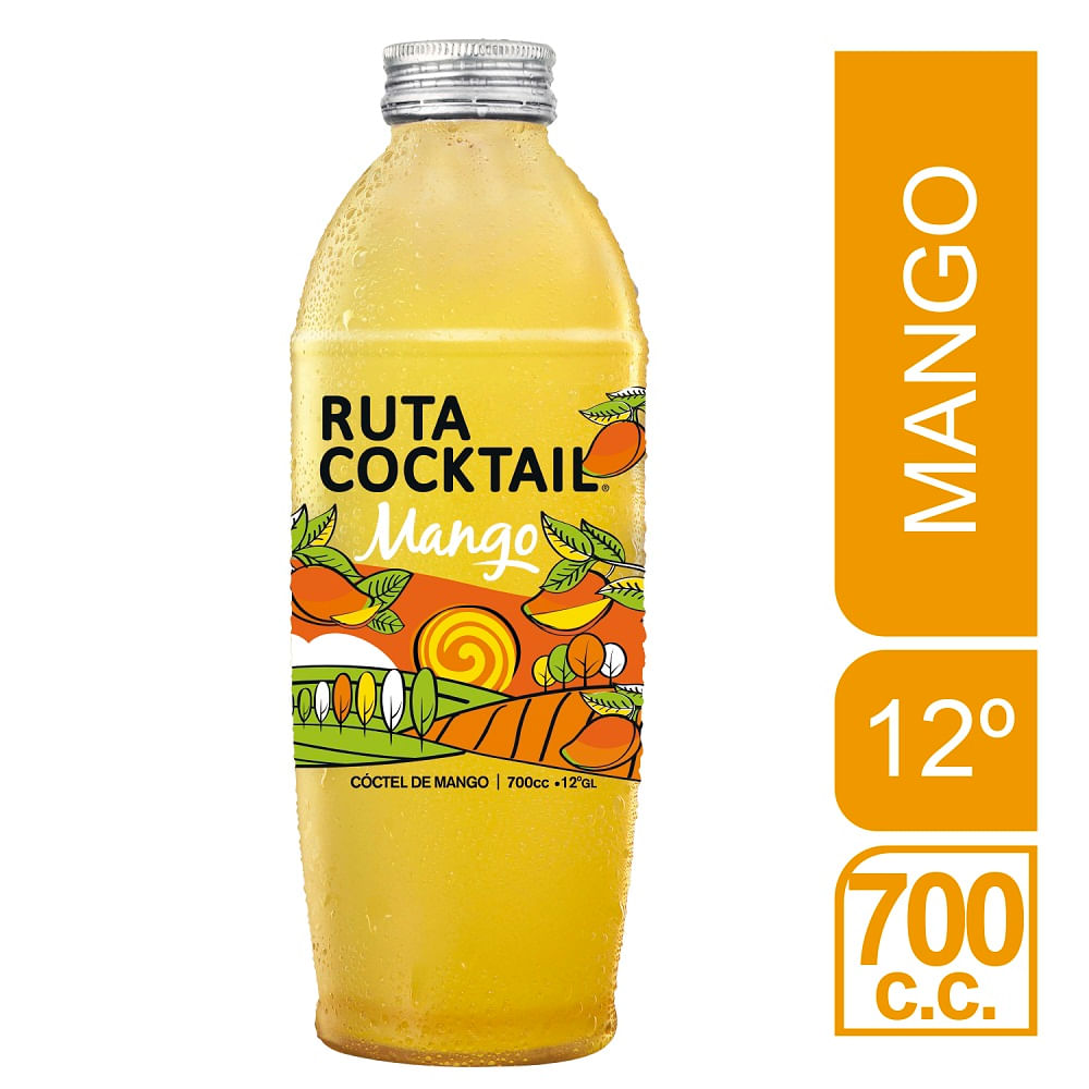 Cóctel de mango sour 12° botella