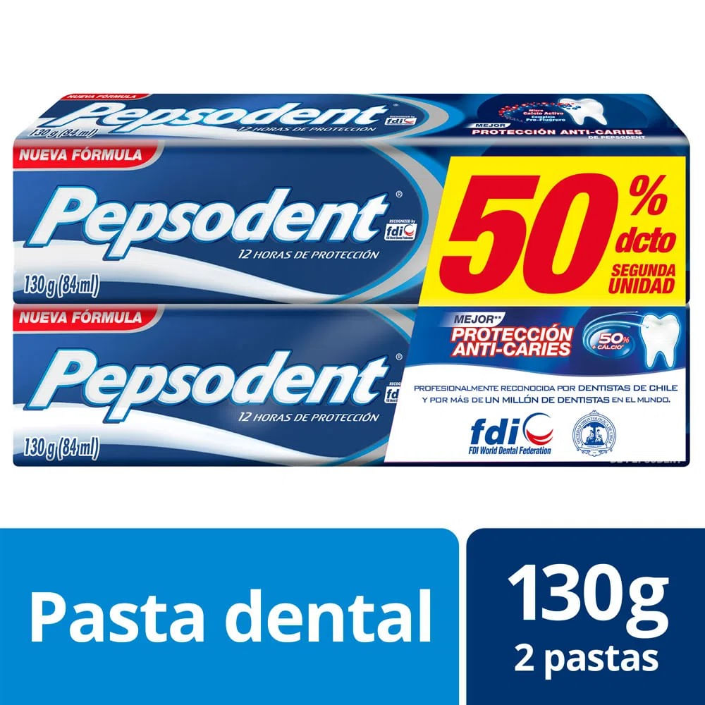 Pack pasta dental anticaries 2 un de 130 g