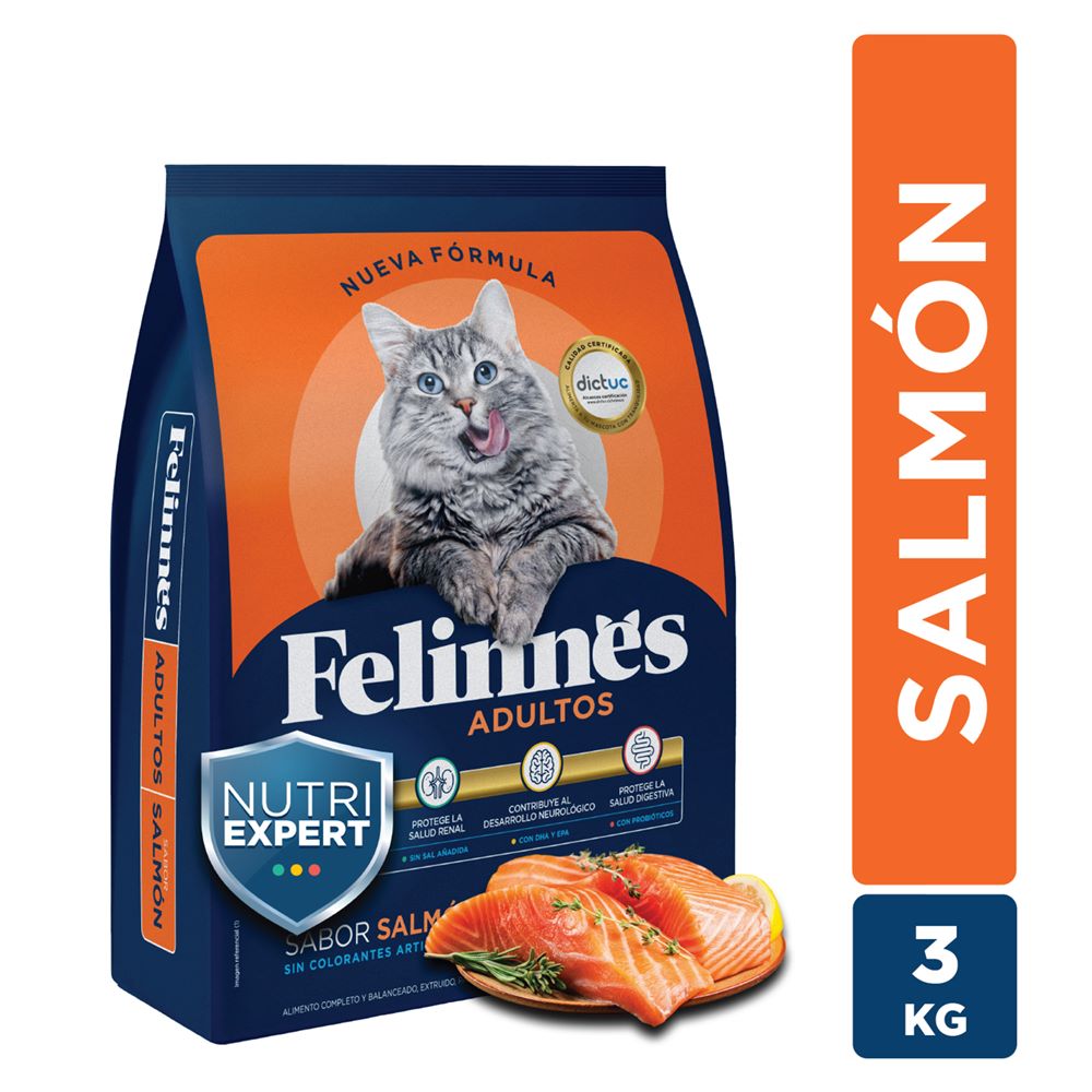 Alimento gato adulto sabor salmón