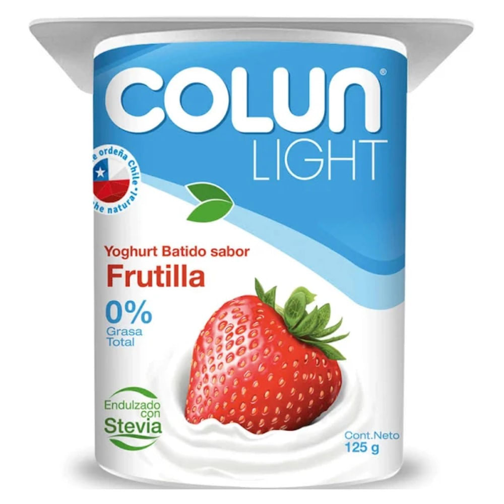 Yoghurt light frutilla