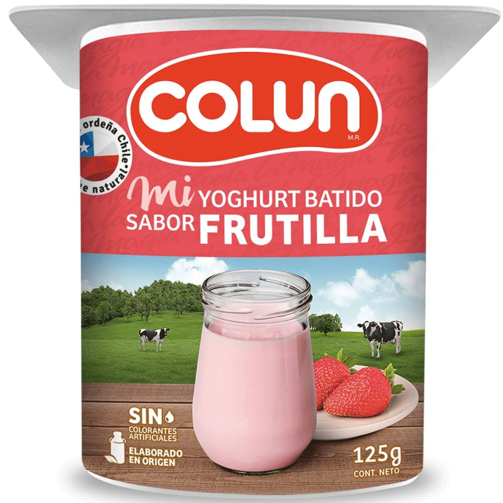 Yoghurt batido frutilla