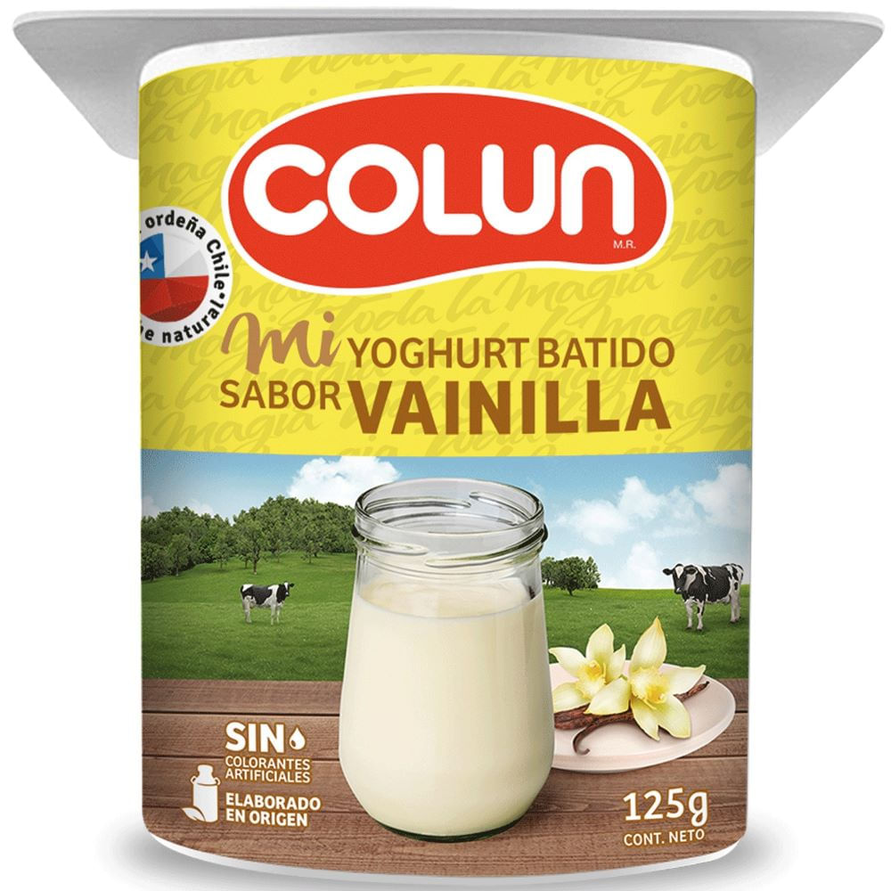 Yoghurt batido vainilla