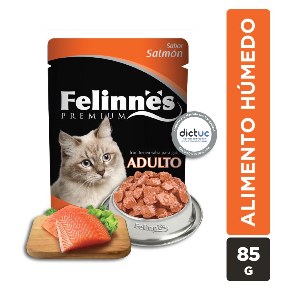 Alimento gato pouch salmón