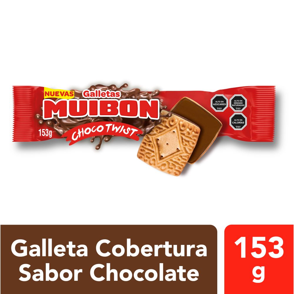 Galletas twist sabor chocolate