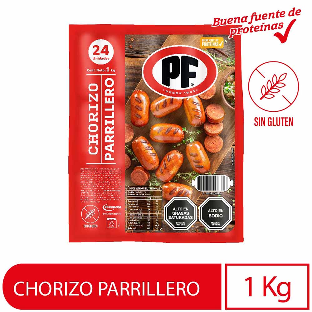 Chorizo parrillero receta tradicional 24 un
