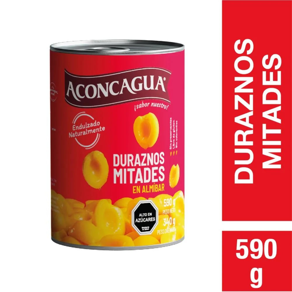 Fruta en conserva Aconcagua manzana con canela en almíbar 425 g